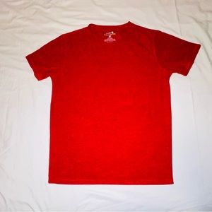 (91)T-SHIRT HOT RED SIZE L NEVER WEAR